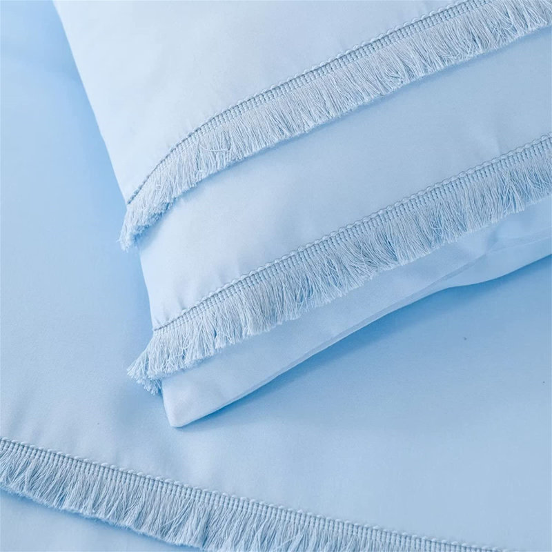 Floral Comforter, Twin Comforter + 1 Standard Sham, Blue