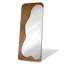 Miroir haute définition mural complet dans le style minimaliste du bois-117890547