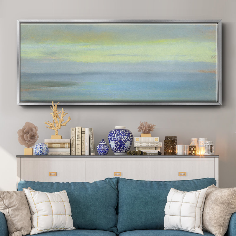 Marine Sunset- Framed Canvas