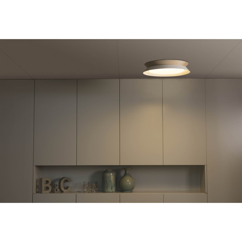 Alvetta LED Flush Mount, White
