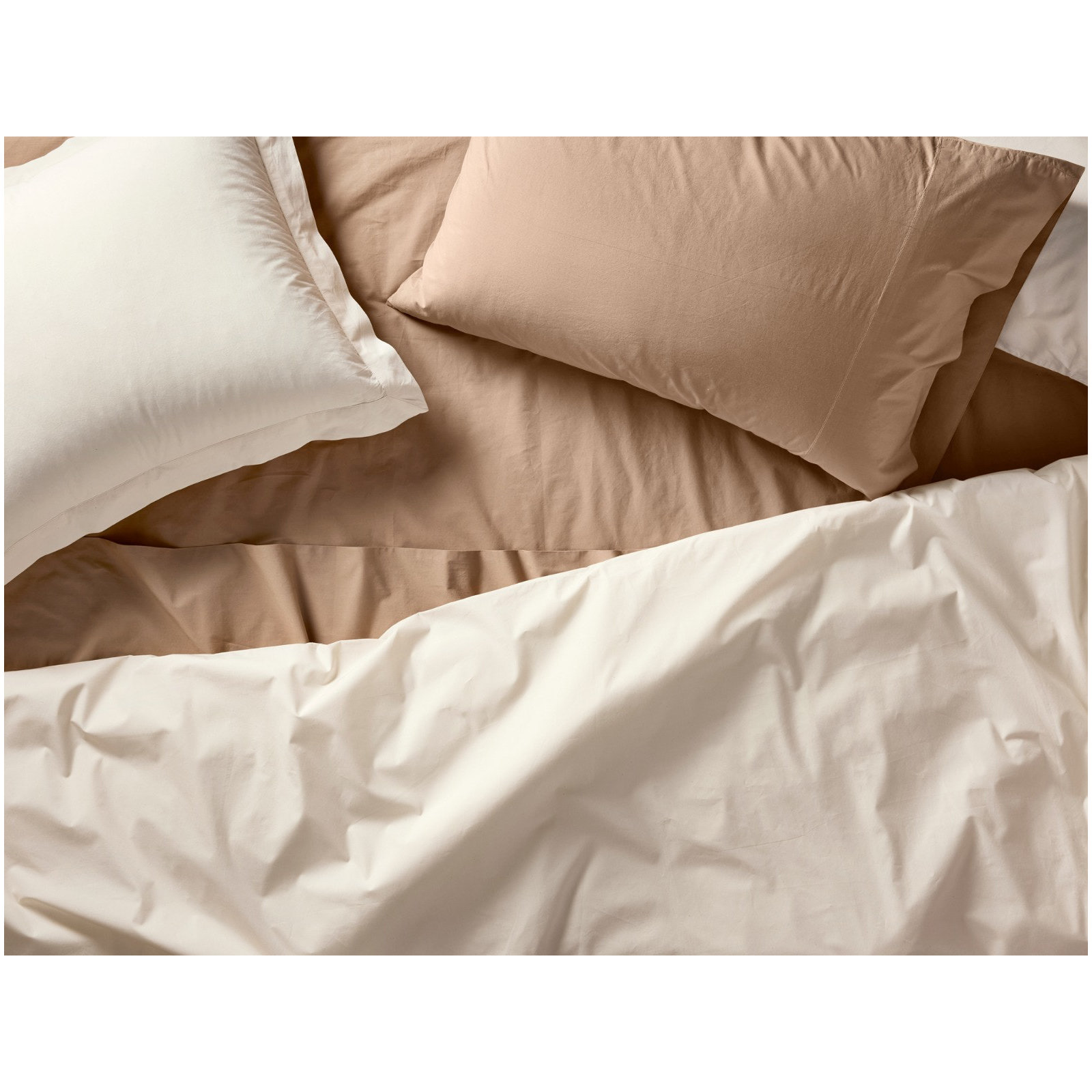 Refined Organic Percale - Set of 2, King Pillowcase, Undyed