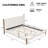 Upholstered Bed Frame With Headboard-517052942