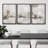 Muted Brown Grunge Abstract Modern Rustic Zen Neutral Home Decor - Framed Canvas Print Wall Art Work-73380103-73380105
