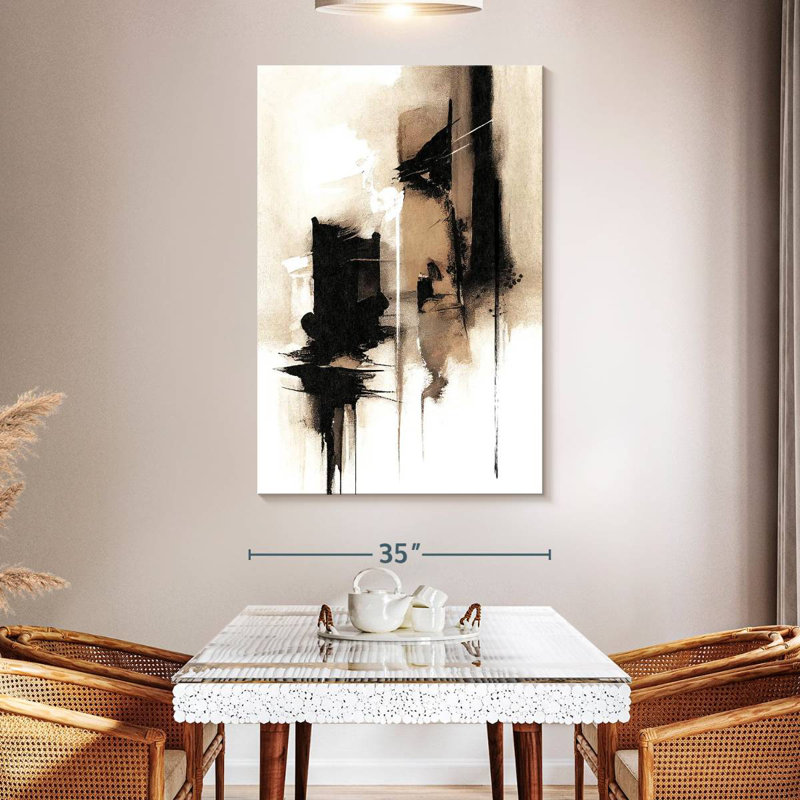 Avery Warm Smudges I, 51" H x 34" W
