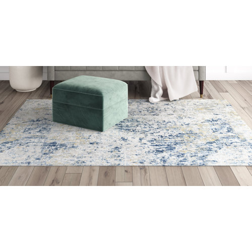 CosmoLiving by Cosmopolitan Auden Abstract Gold Foil Area Rug & Reviews ...