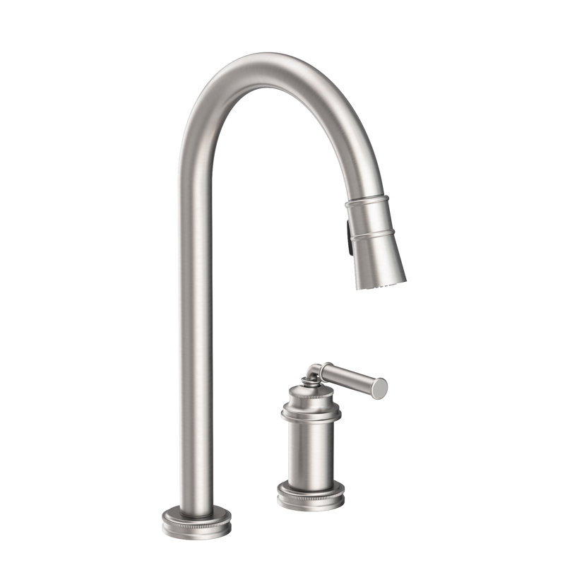 Taft Single Handle Pull Down Kitchen Faucet, Stainless Steel
