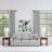 Mingle Light Grey Upholstered Sofa