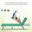 Chaise longue d'extérieur pliante