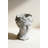 Cement Head Planter, Indoor Outdoor Home Garden Decor, D7" x 11"-2038498514