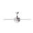 Davis - 52'' 3 Blade LED Ceiling Fan - Silver Finish-876639542-876639528