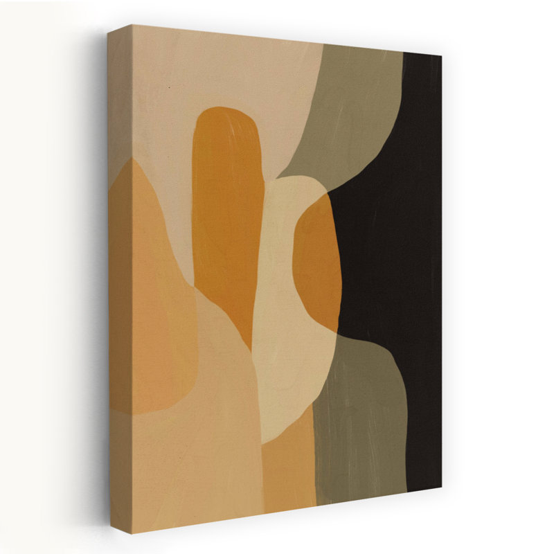 Contemporary Art Abstract Modern Organic Wall Art by Little Dean - Wrapped Canvas Print, 30.48 cm H x 20.32 cm W