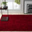 Tapis rouge touffeté à la main Assar-23564375