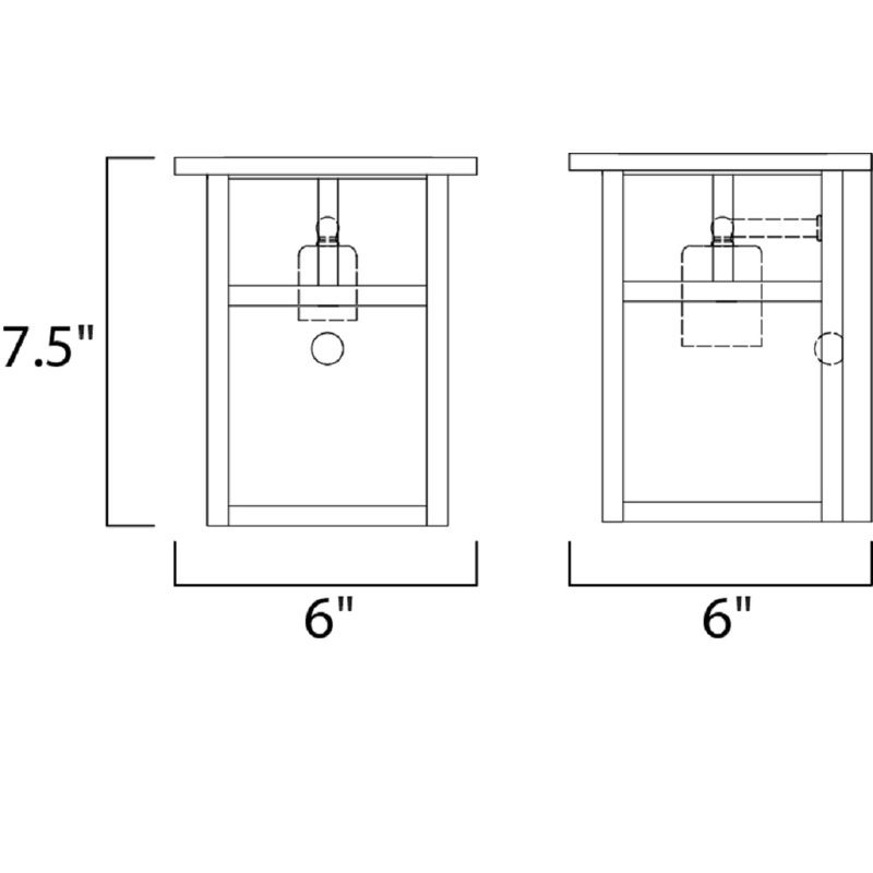 Wall Light, Burnished