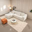 Canapé modulaire modulaire avec assemblage zéro et revêtement en velours côtelé-142858600