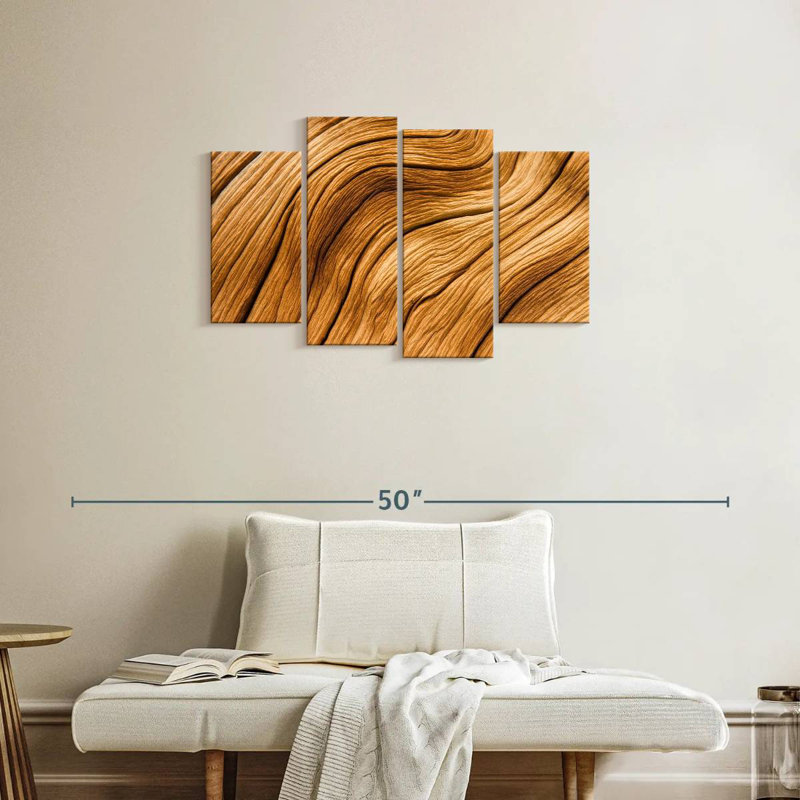 Avery Pine Tree Bark Abstract, 22" H x 36" W
