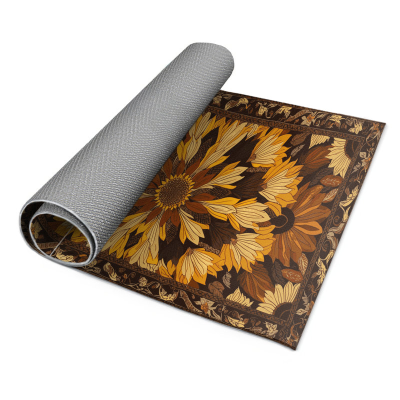 Tapis d'intérieur et d'extérieur brun Persian, Rectangulaire 3 pi x 5 pi