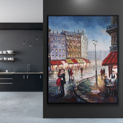 " Couple Kissing In The Street " on