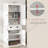 Heliane Kitchen Pantry with Adjustable Shelves-740800620