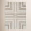 Geometric Hand Tufted Wool Area Rug in Taupe/Ivory-303806221