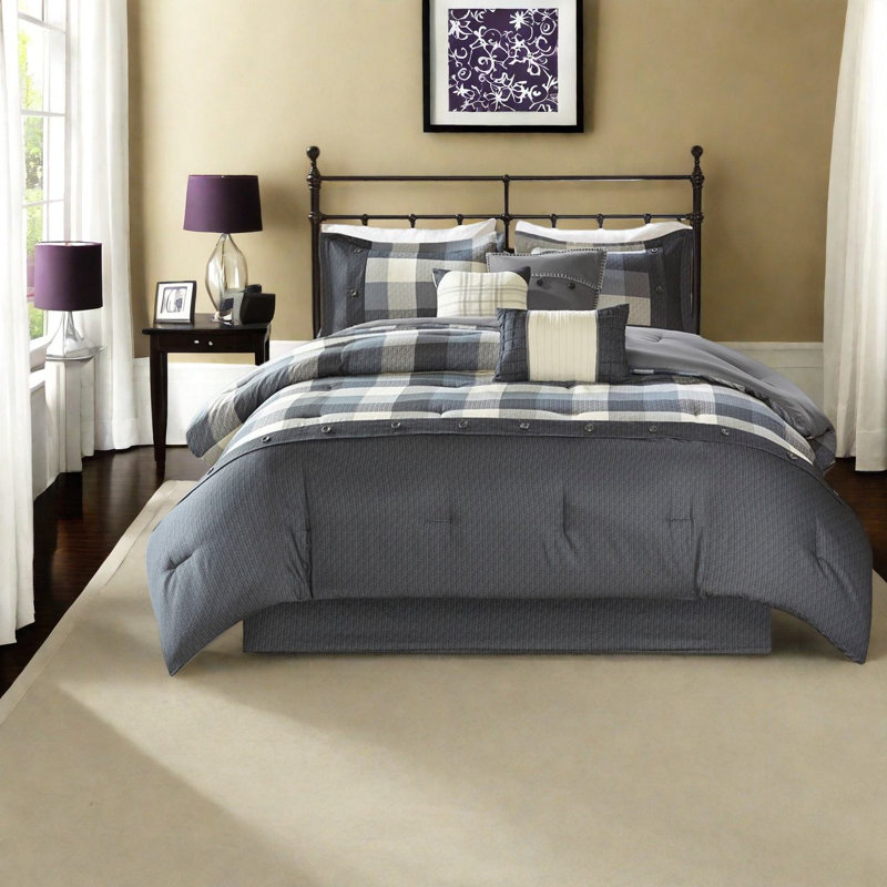 Piece King Bedding Sets Polyester Rustic Farmhouse For Home