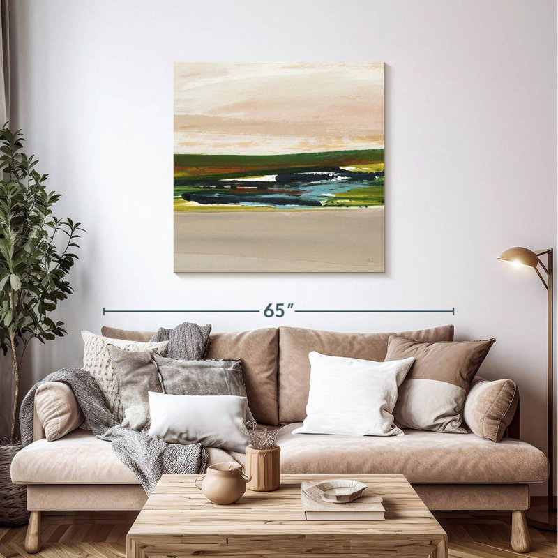 Green Is My Valley I, 39" H x 39" W
