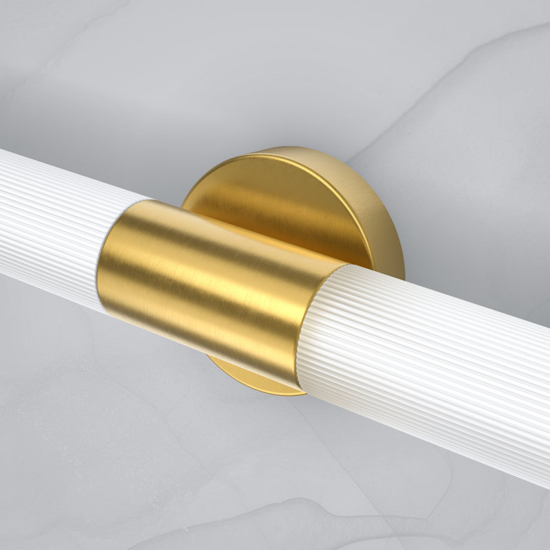 22" 2-Light  Brushed Gold Dimmable Vanity Lighting 3-CCT LED Bath Bar Light, Brushed Gold