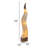 Zoye 72'' Brown Column Floor Lamp-1237915664