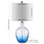 Lampe de table ombrée bleue 23,75 po Westcott