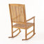 Chaise berçante d'extérieur en bois à bascule pour une détente agréable