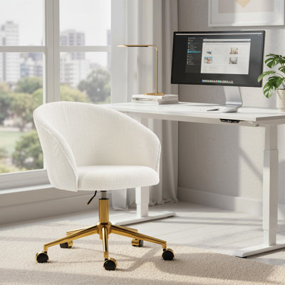 Chaise de bureau pivotante à hauteur réglable