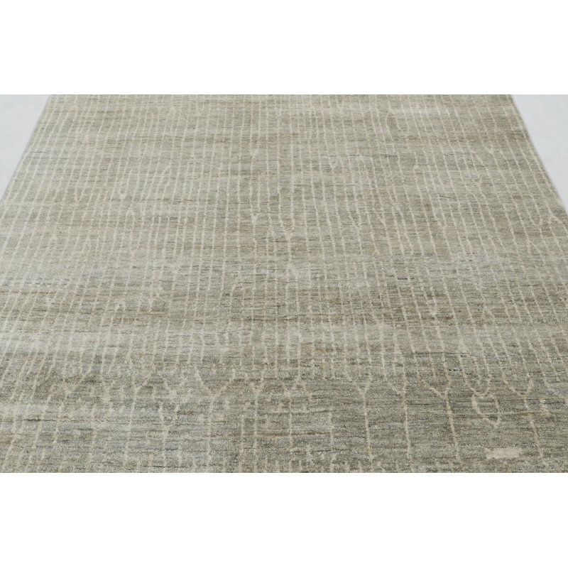 Modern One-of-a-Kind 6'0x9'0 Hand Knotted Area Rug