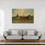 Trotting Horse Classic Abstract Contemporary Horse Landscape Wildlife Wall Art Print 1 Piece Wrapped Canvas Wall Art-1528010835