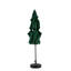 Parasol d'extérieur à 3 étages 9 pi 9 pi, foncé - 100% parapluie pour la cour-369906806