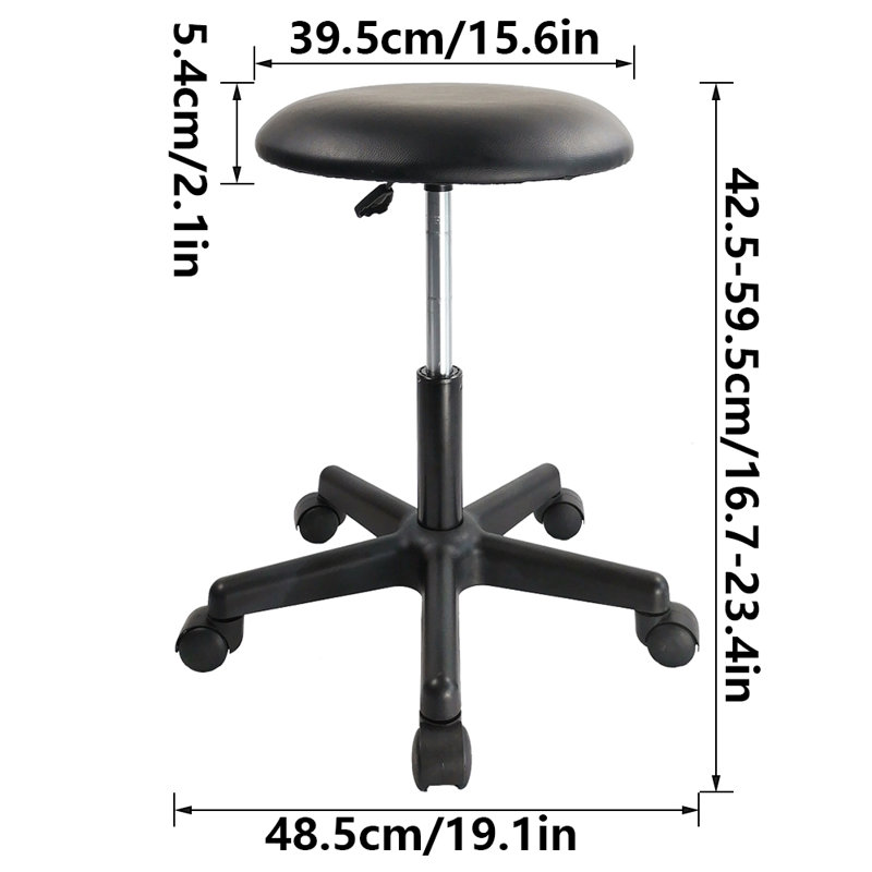 Tabouret de laboratoire à hauteur ajustable Rolling