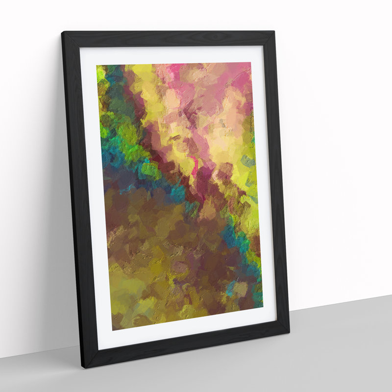 Gods Of The Sea - Single Picture Frame Print, 34cm H x 25cm W x 2cm D, Black