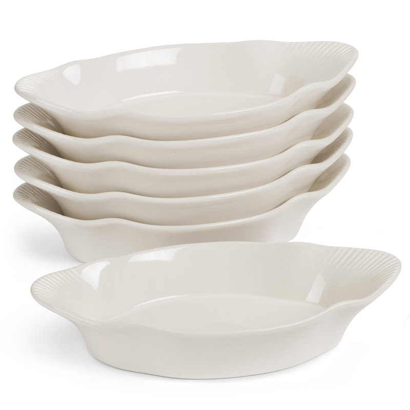 18 oz. Ensemble de 6 plats à gratin en céramique, 6