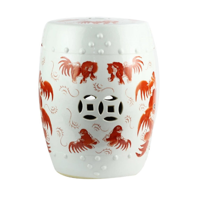 Mashburn Ceramic Accent Stool