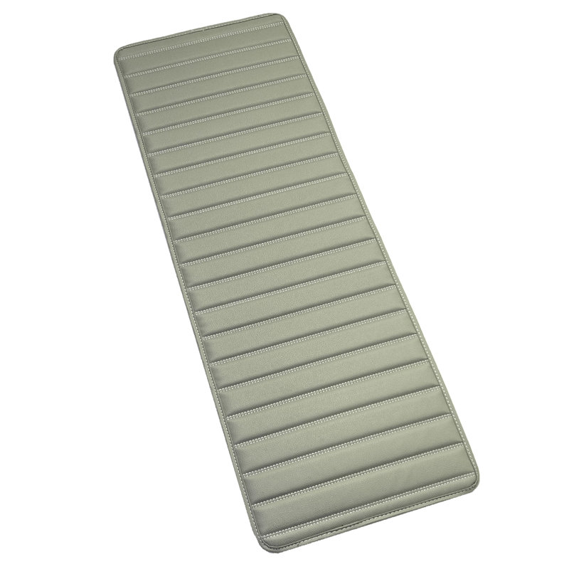 Tapis de porte antidérapant, Gris, L 14 po x l 40 po