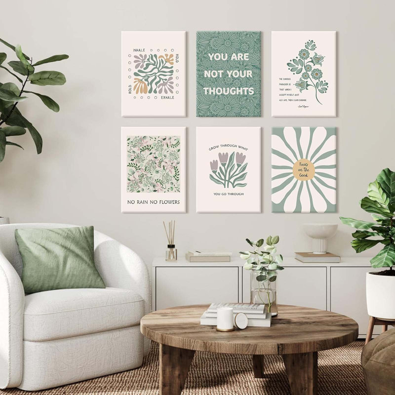 6 Piece Wrapped Canvas Print