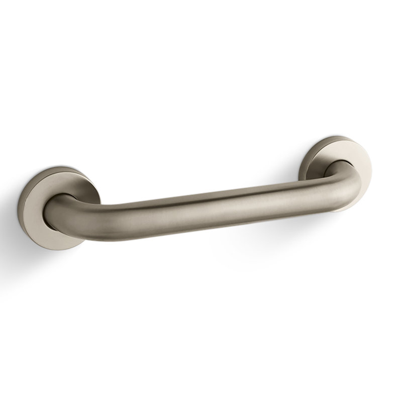 Contemporary Grab Bar, 12"W, Vibrant Brushed Bronze