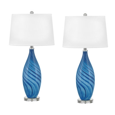 Scilla 30" Glass Table Lamp