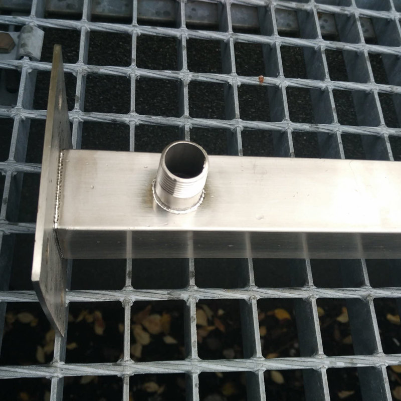 Outdoor Stainless Steel Column Fountain