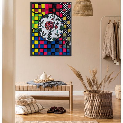 Rose In A Hole Canvas By Lazaro Mesa