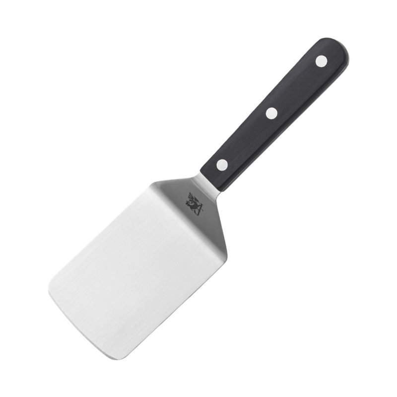 Sabatier Triple Rivet Stainless Steel Wide Turner, Black