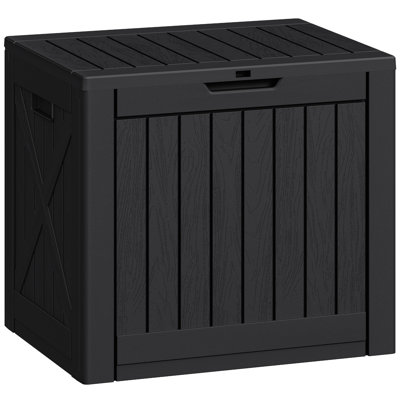 40 Gallons Lockable Resin Outdoor Deck Box And Patio Furniture Side Table by Saili Electronic Technology co., Limited