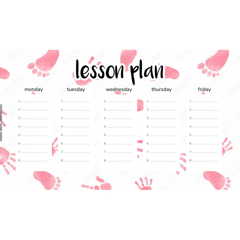 Magnetic Lesson Plan Little Hands and Feet