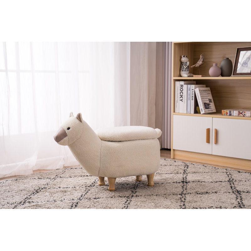 Bough 13.78 Wide Llama Ottoman with Storage