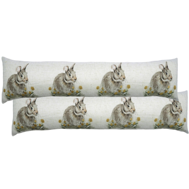 Evans Lichfield Woodland Hare Draught Excluder – Hand-Painted Design, Soft & Warm, Made In UK