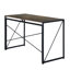 Bureau d'ordinateur pliable en bois avec cadre en métal H 28,3 po x l 47,2 po-509330000-509330001