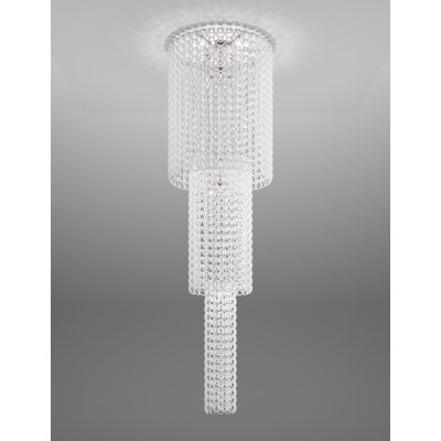 Giogali Ceiling Lamp Ca1 Crystal Smoky Matt Bronze 1 E26 Ul